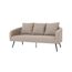 Loungesofa 'Puro' Aluminium sand 199 x 77 x 90 cm