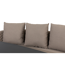 Loungesofa 'Puro' Aluminium sand 199 x 77 x 90 cm