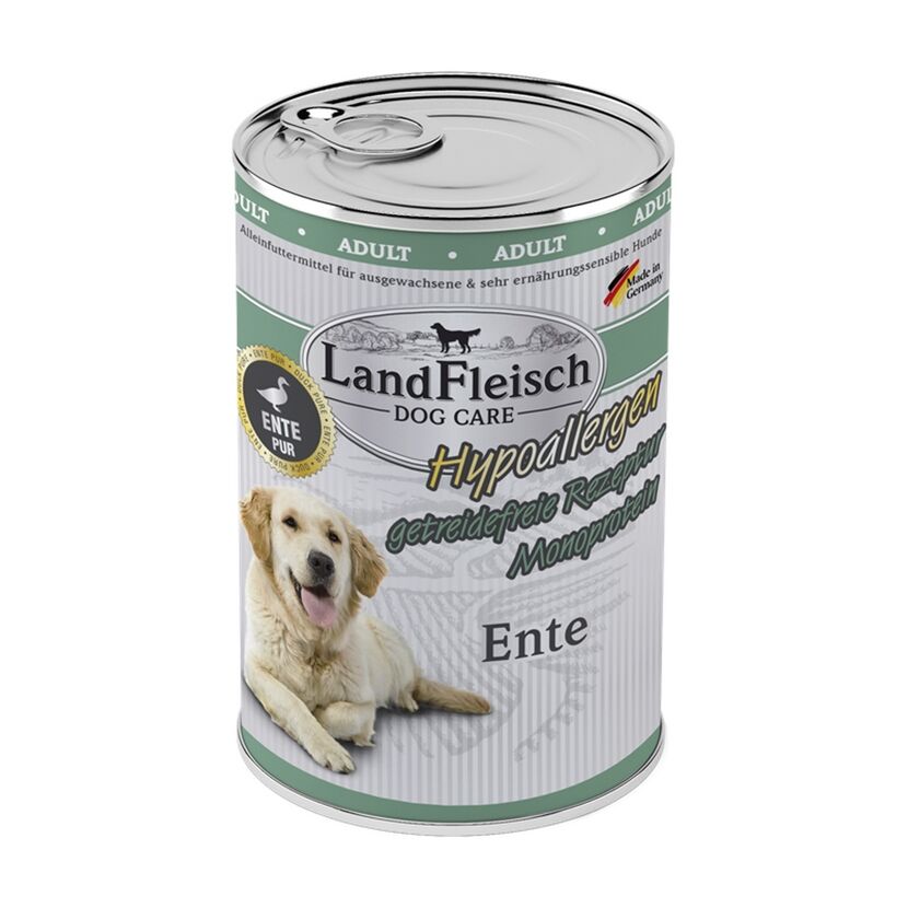 Hundefutter Hypoallergen Ente 400 g