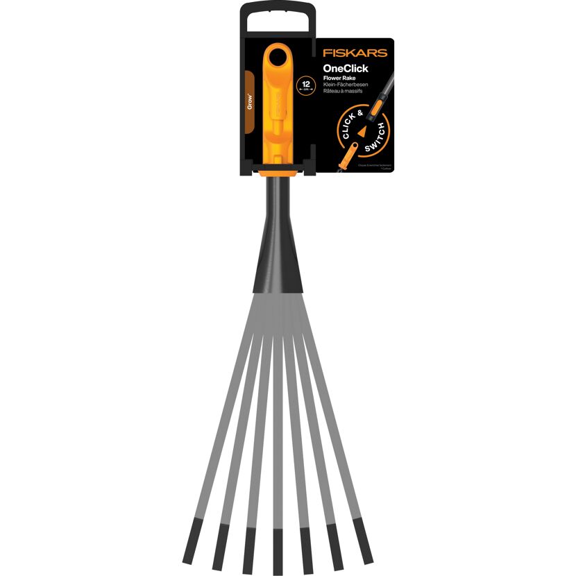 Klein-Fächerbesen 'OneClick' 12 cm, ohne Handgriff