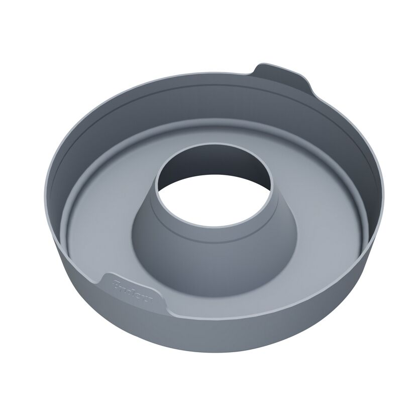 Silikonform für mobilen Backofen 'Vamo' grau 24,5 x 7,4 x 24,5 cm
