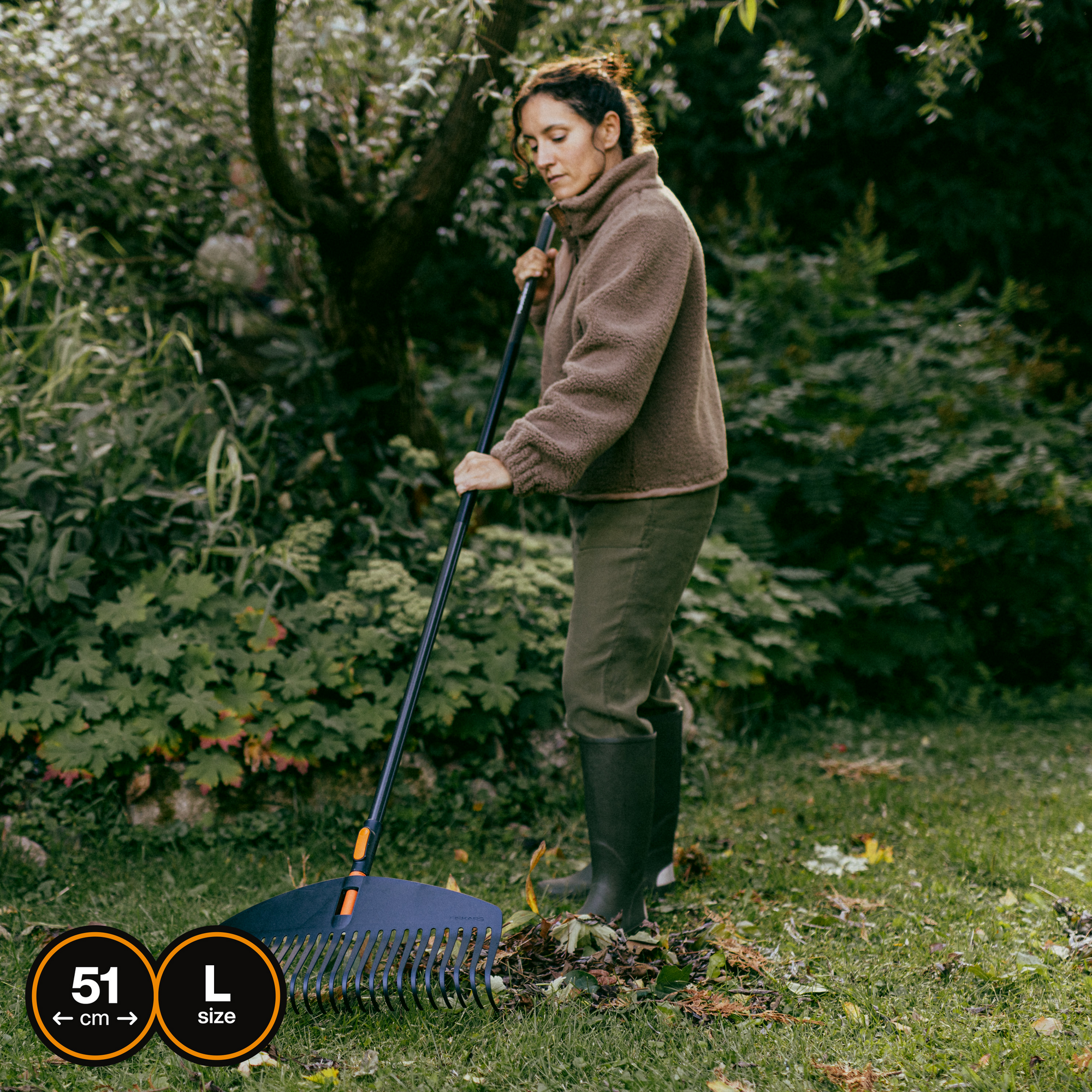 Laubbesen L 'OneClick' 51 cm, ohne Stiel