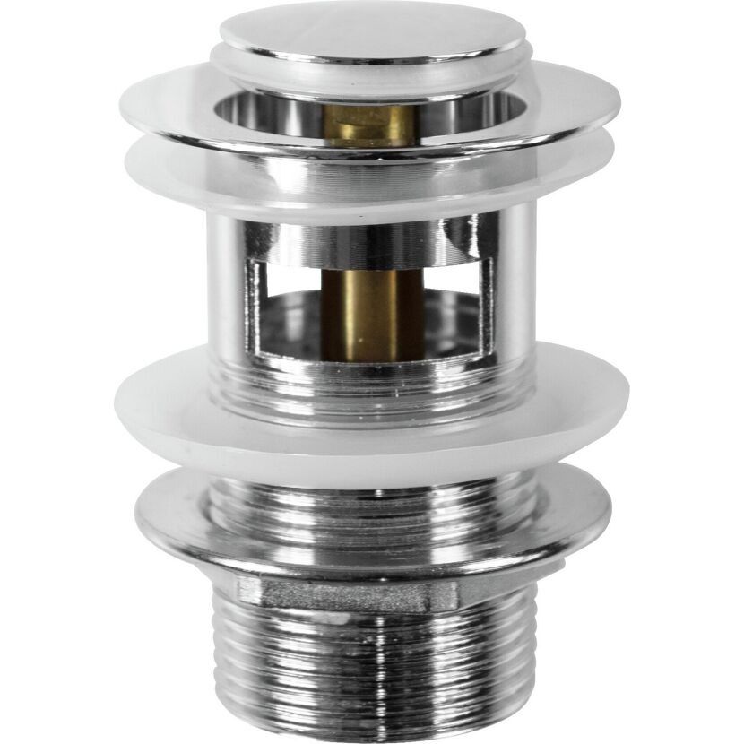 Druckknopf-Ablaufventil 1 1/4" rund