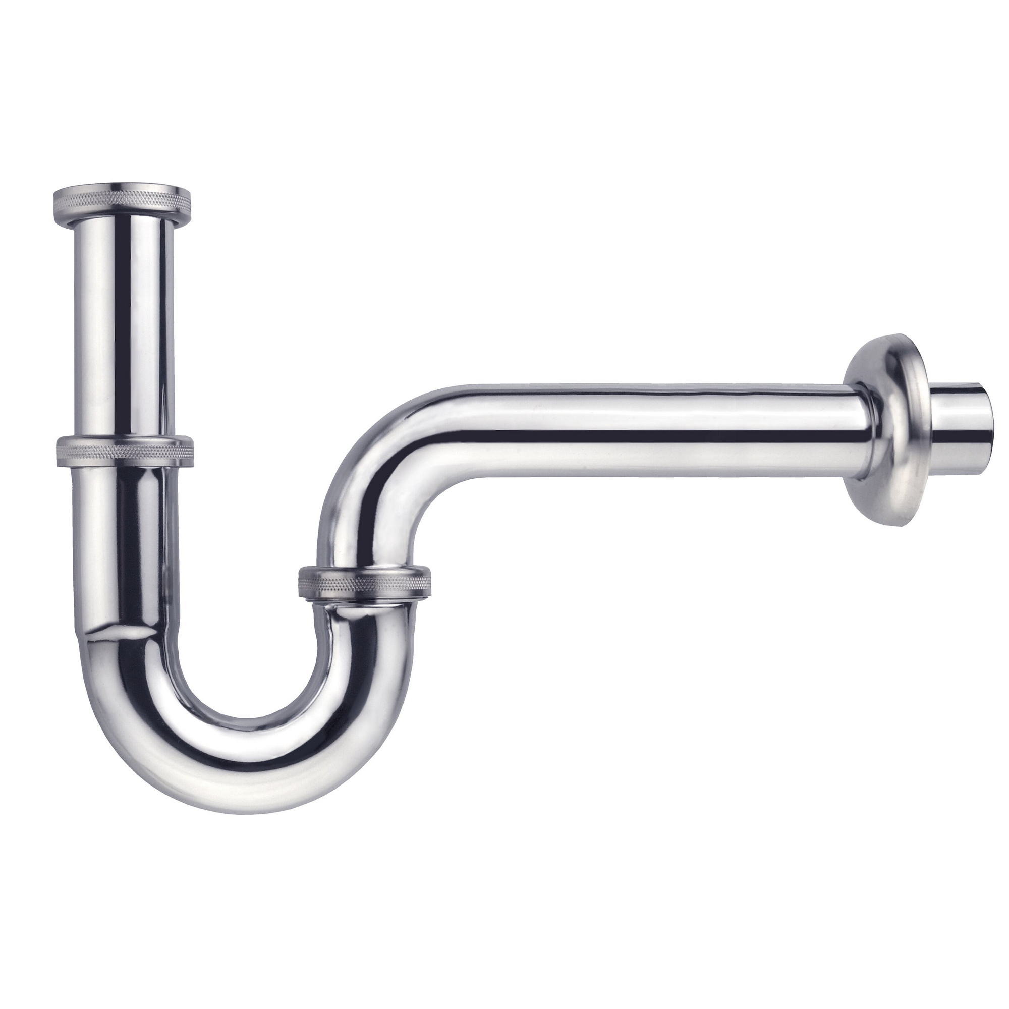 Siphon verchromt 1 1/4" x 120 mm