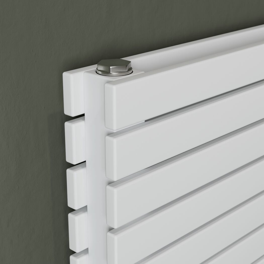Badheizkörper 'P2 Duplex Slim' weiß 76,5 cm x 60 cm