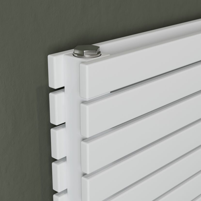 Badheizkörper 'P2 Duplex Slim' weiß 76,5 cm x 60 cm