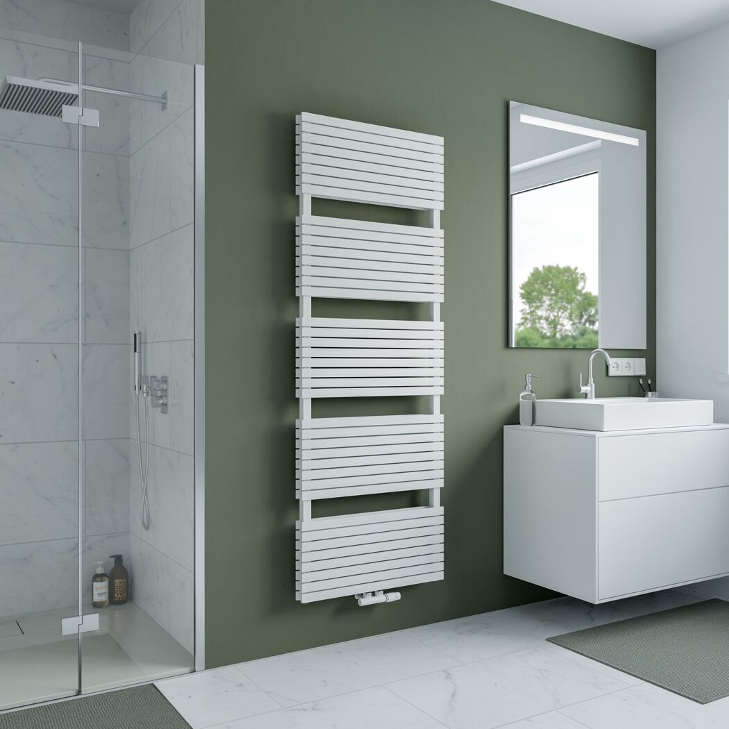 Badheizkörper 'P2 Duplex Slim' weiß 167,5 cm x 60 cm