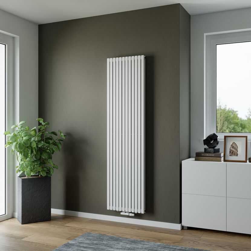 Heizkörper 'P1 Polar' weiß 180 cm x 47 cm