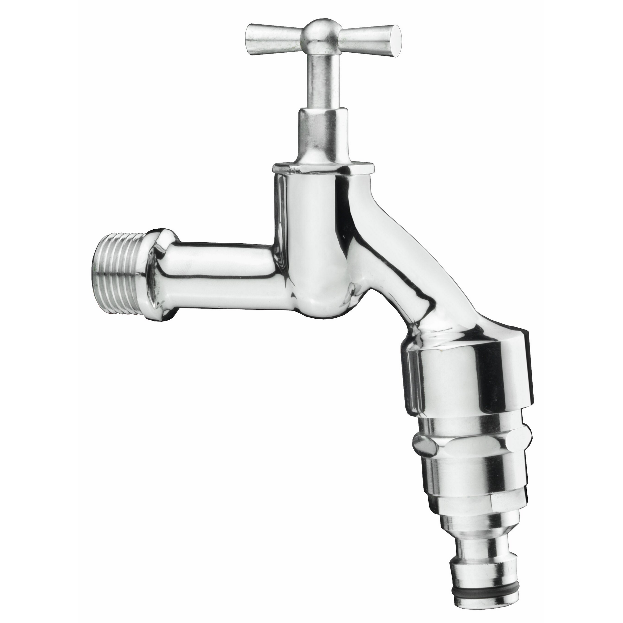 Auslaufventil verchromt 1/2"
