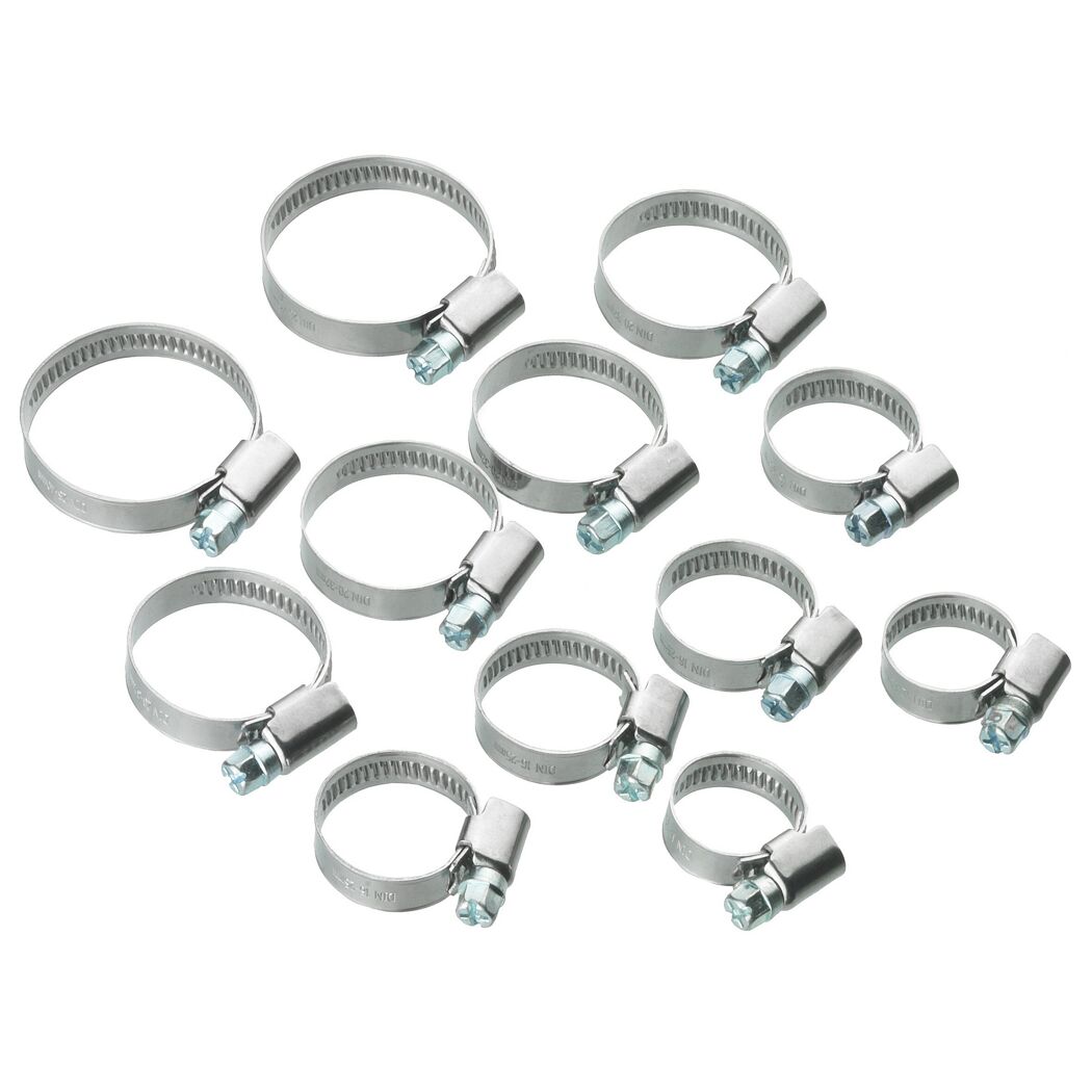 Schlauchschellen-Set 12-teilig