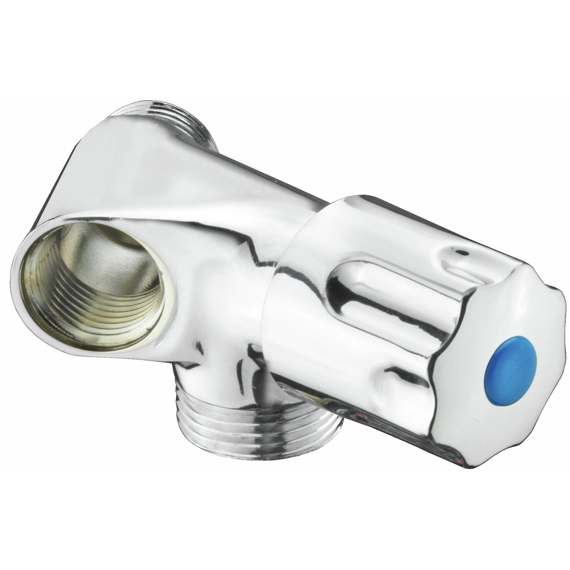Einfachventil verchromt 1/2"