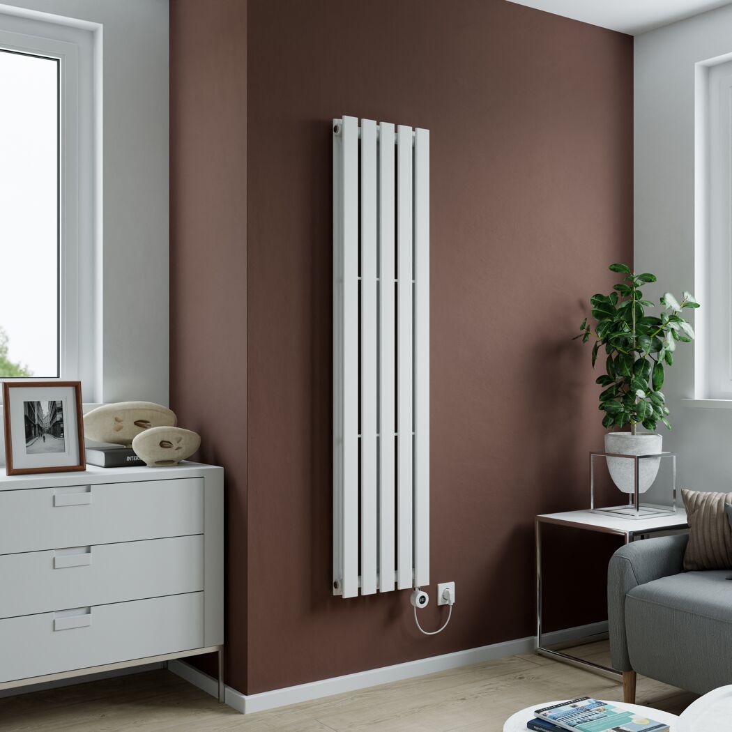 Badheizkörper 'Stacy' weiß 1600 mm x 372 mm 1000 Watt