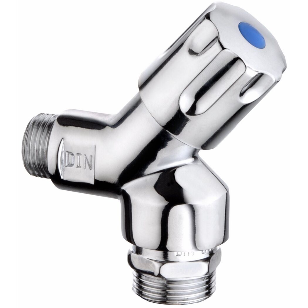 Maschinenanschlussventil verchromt 1/2"
