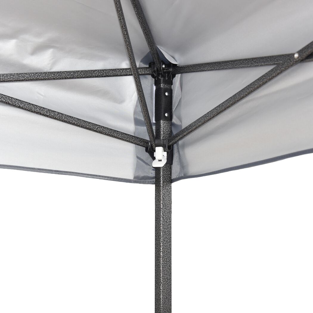 Faltpavillon anthrazit 300 x 400 cm anthrazit