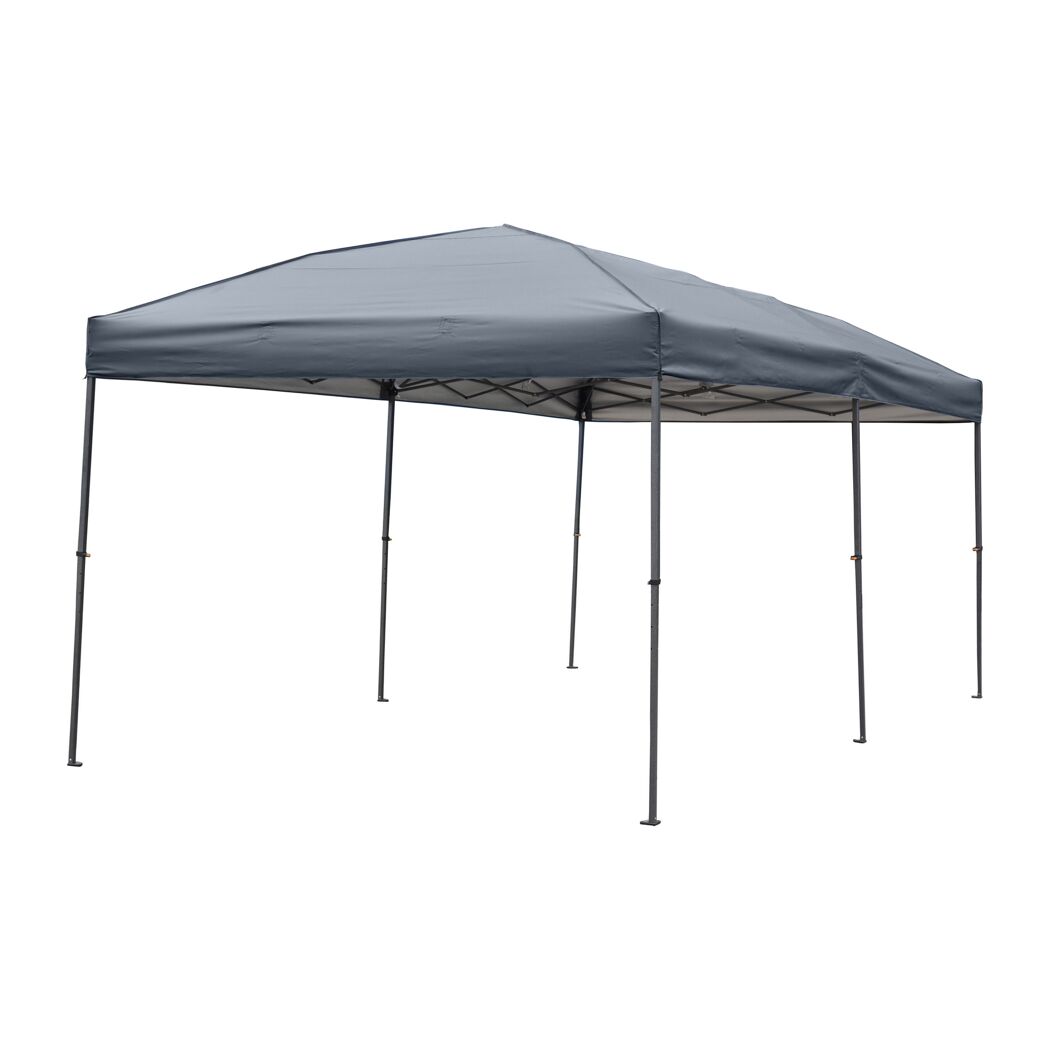 Faltpavillon anthrazit 300 x 600 cm anthrazit