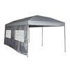 Seitenteil für Faltpavillons mit Fenster 300 x 600 cm anthrazit