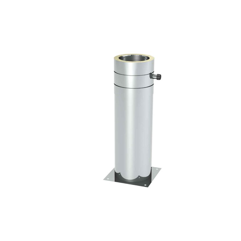 Teleskopstütze 'Zitec-Eco' 60-615 mm DW Ø 130 mm mit Teleskopkopf und Kondensatzablauf