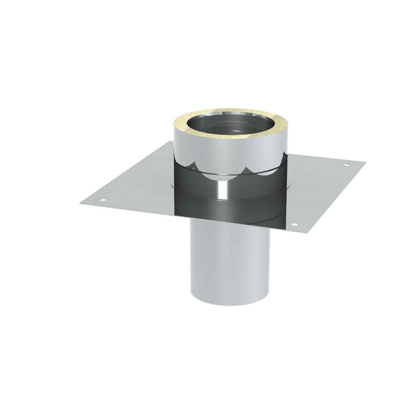 Grundplatt 'Zitec-Eco' für Kaminerhöhung DW Ø 130 mm