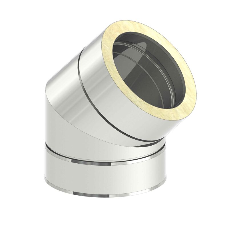Rohrbogen 'Zitec-Eco' 45° DW Ø 130 mm