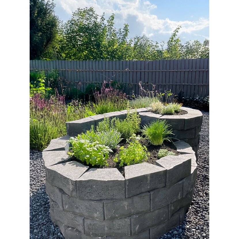 Betonstein c-ton® Multitrapez anthrazit