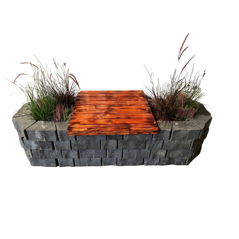 Betonstein c-ton® Multitrapez anthrazit