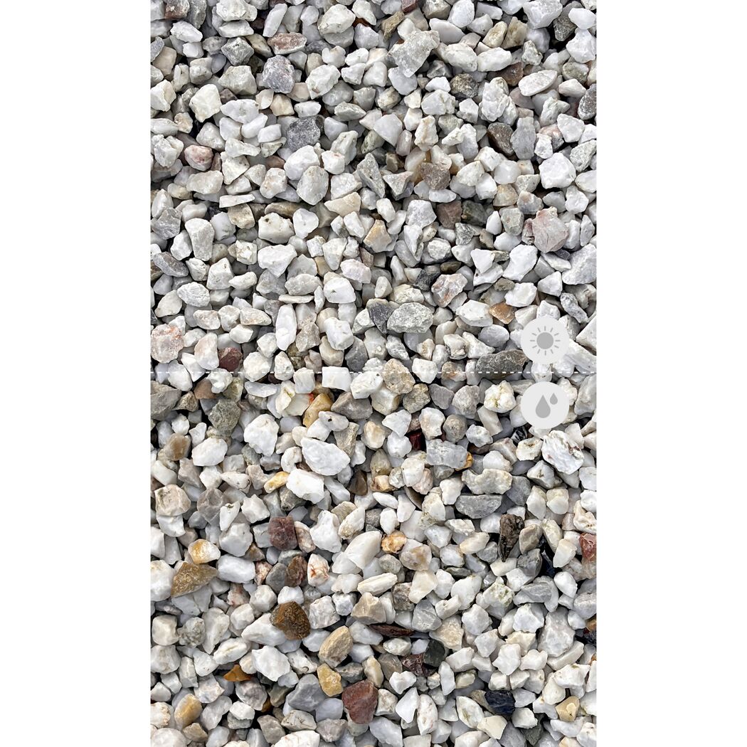 Mineral Mulch Quarzit 8-16 mm 25 kg