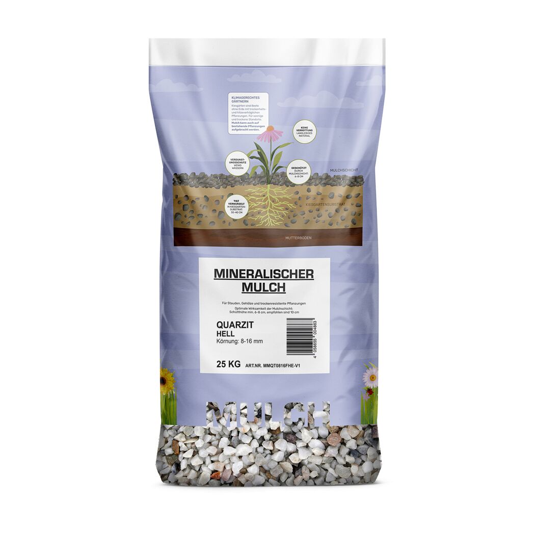 Mineral Mulch Quarzit 8-16 mm 25 kg