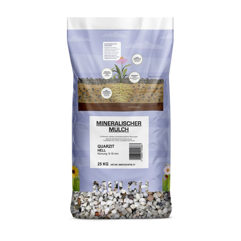 Mineral Mulch Quarzit 8-16 mm 25 kg