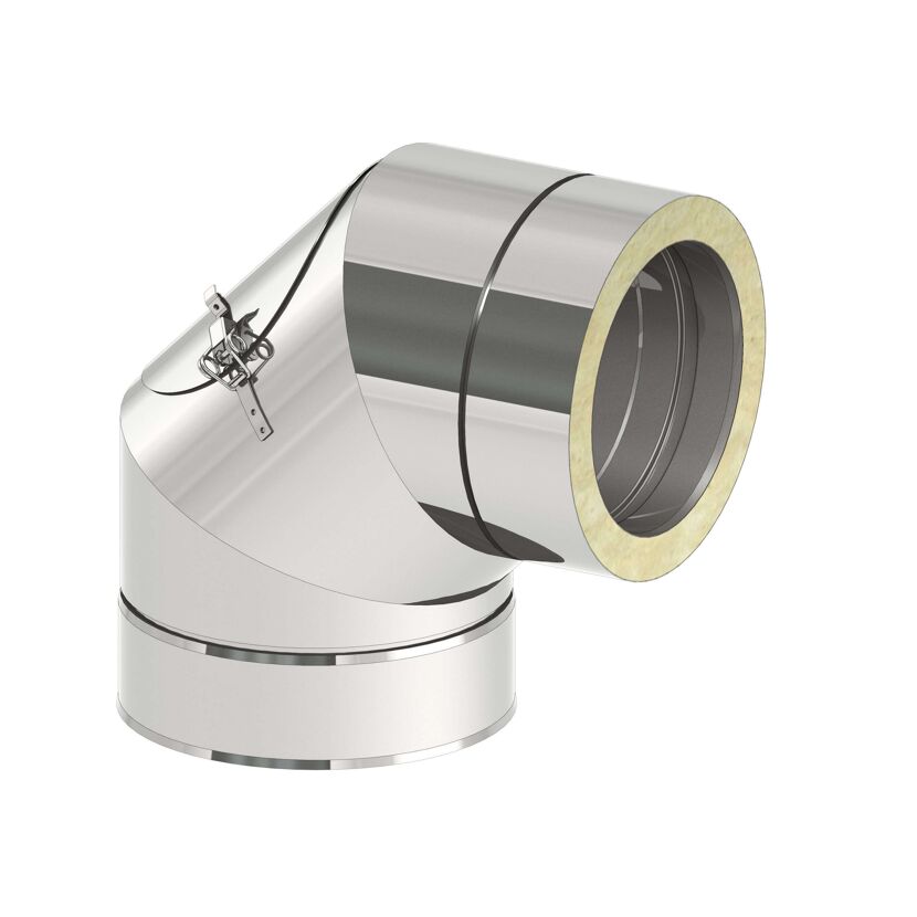 Rohrbogen 'Zitec-Eco' 90° mit Reinigung DW Ø 150 mm