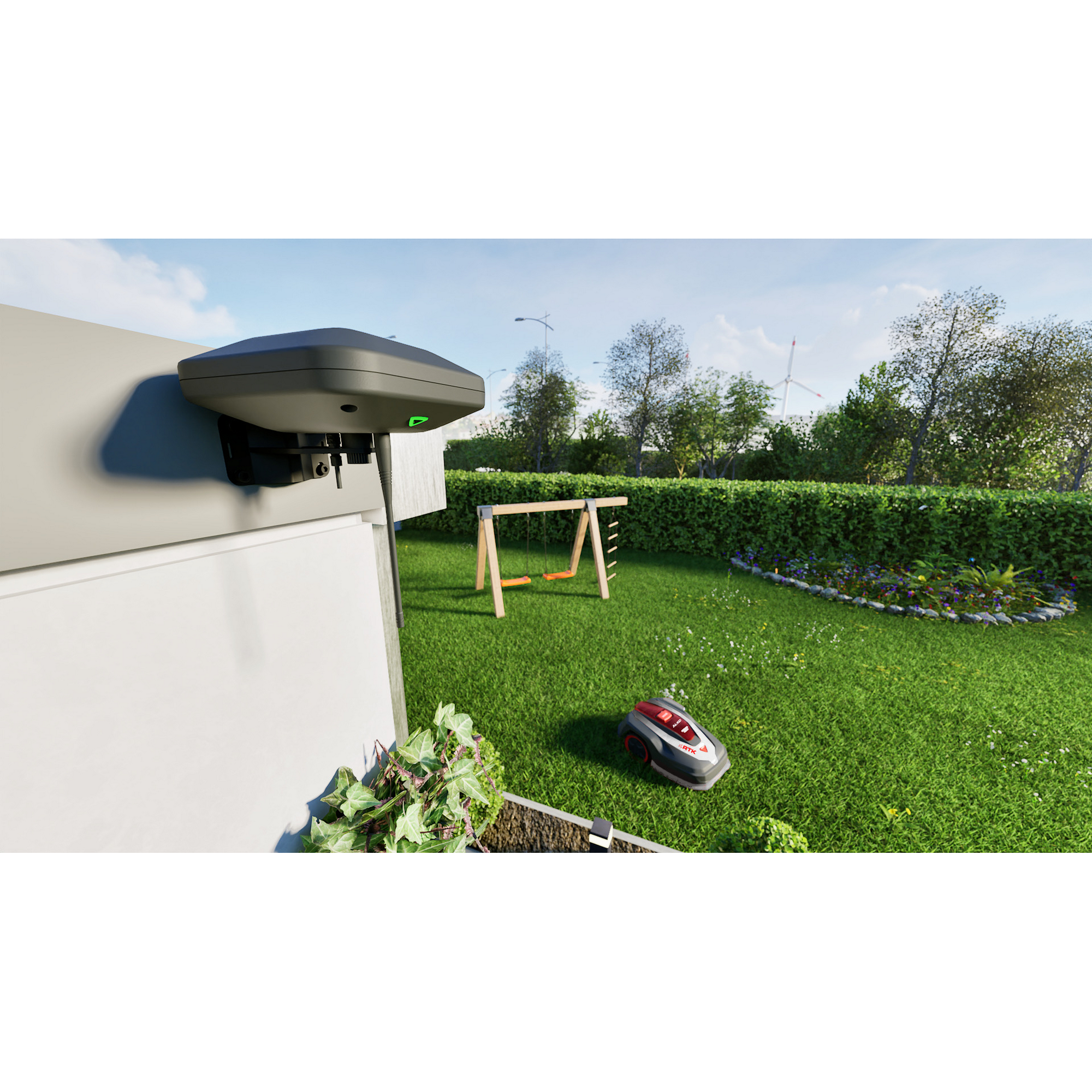 Mähroboter 'Robolinho®' RTK-Referenzstation