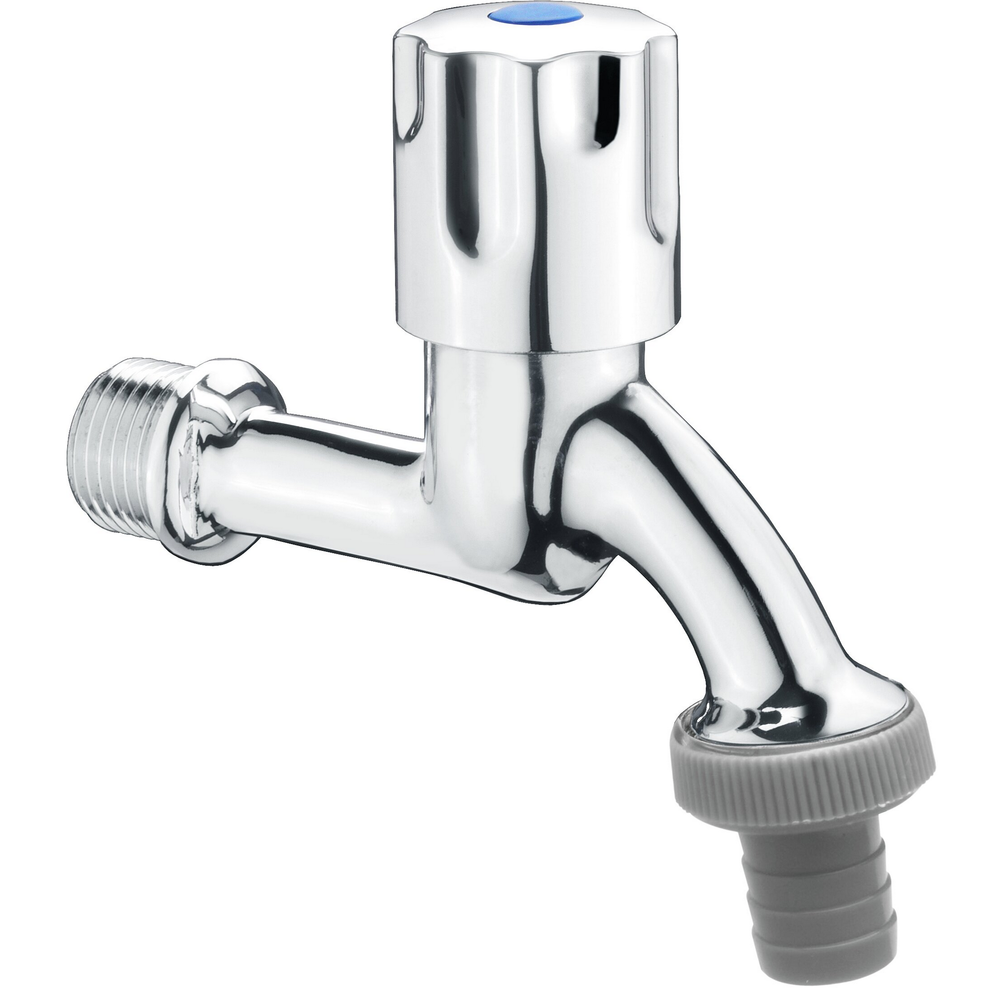 Auslaufventil 1/2" chrom Haubengr.Schl-V