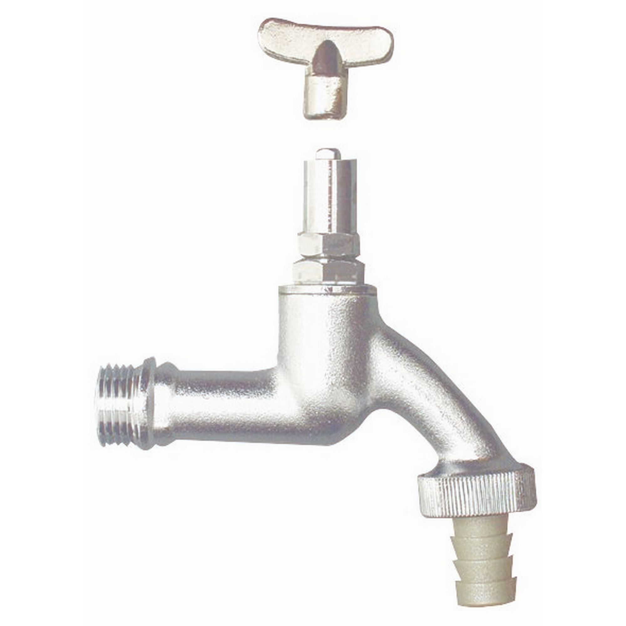 Auslaufventil 1/2" AG x 3/4" IG Ø 14 mm