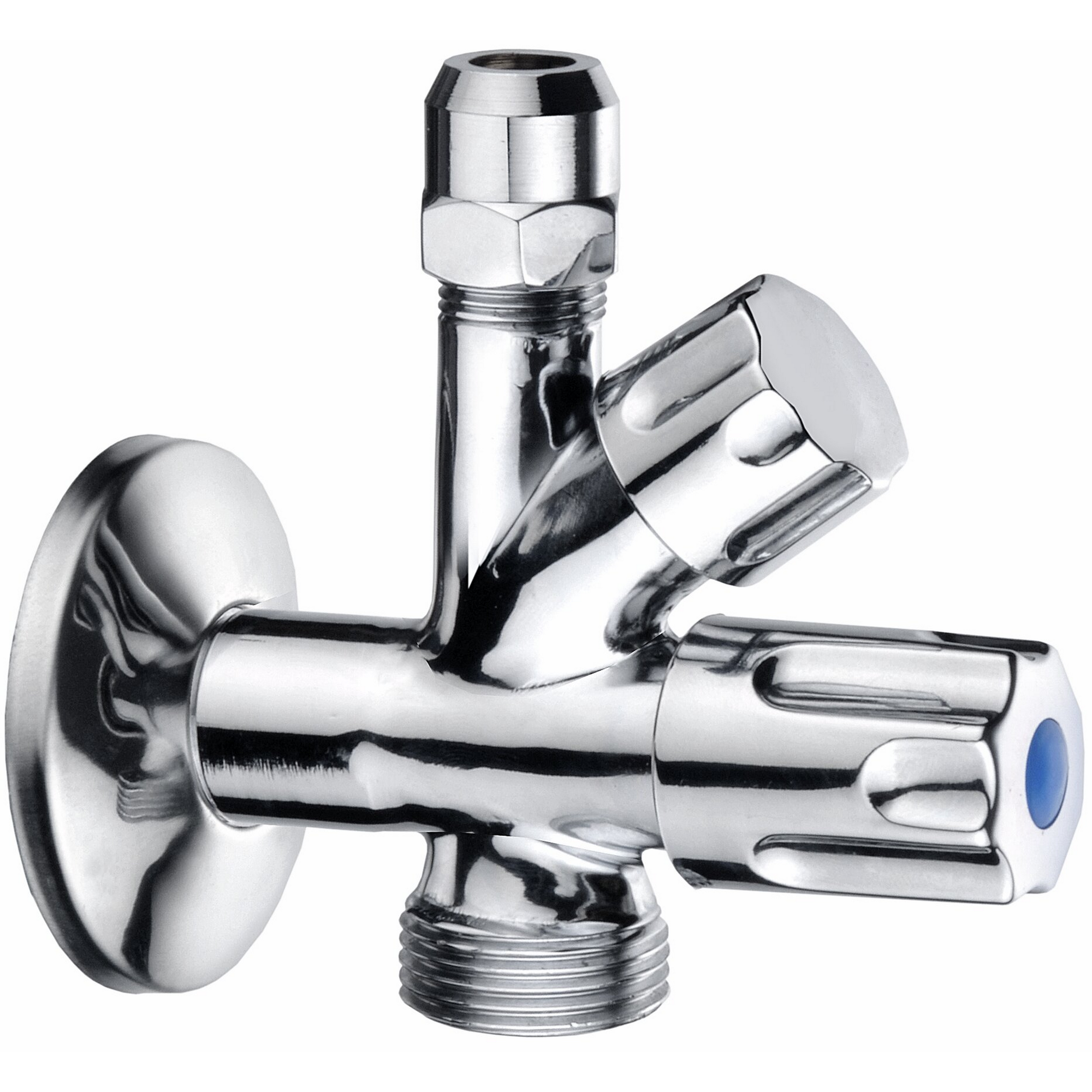 Eckventil verchromt 3/8" AG x Ø 10 mm