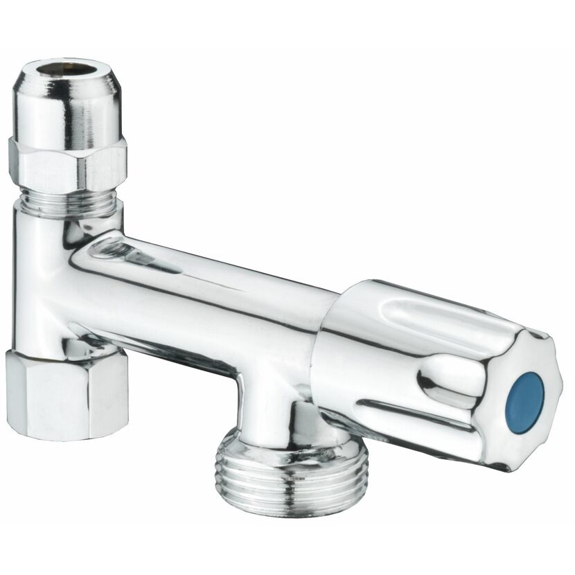 Maschinenanschlussventil 'Eckfix' verchromt 3/8" IG