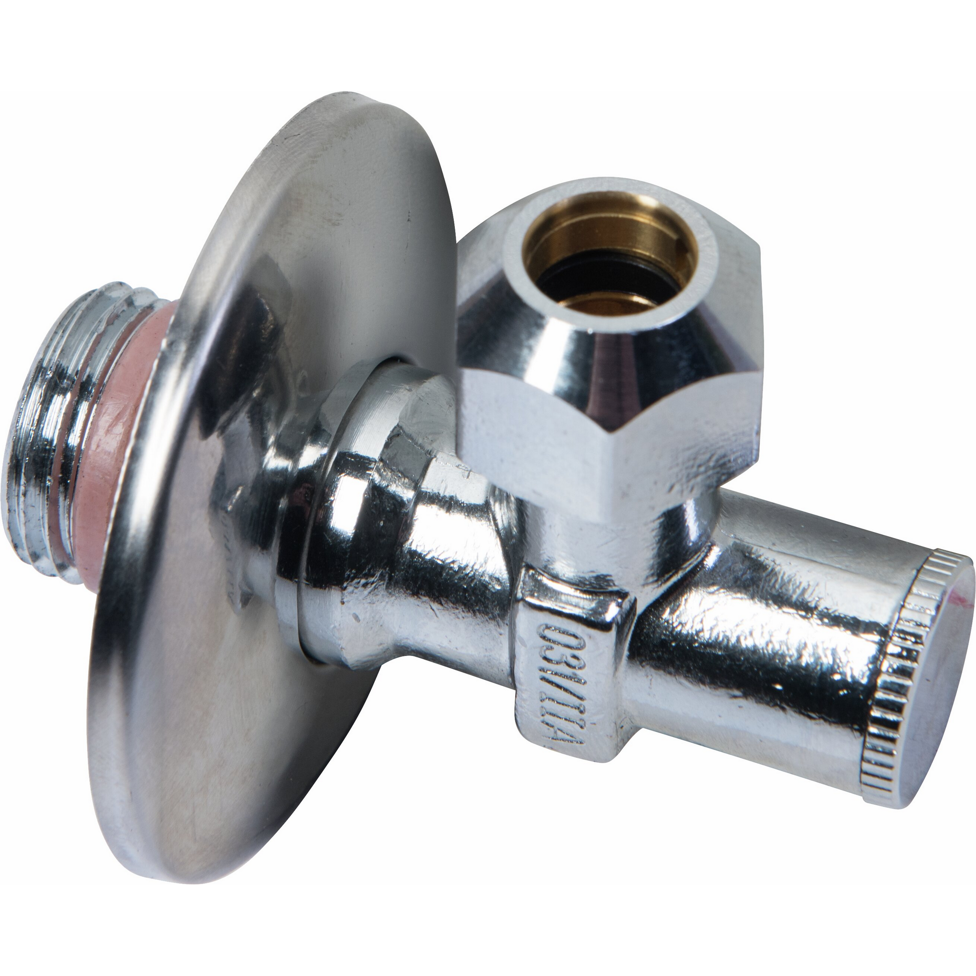 Eckventil verchromt 1/2" AG x 3/8" IG-AG, Ø 10 mm