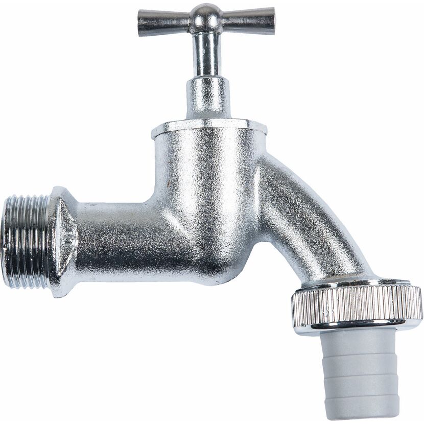 Auslaufventil 3/4" AG x 1" IG, Tülle Ø 19 mm