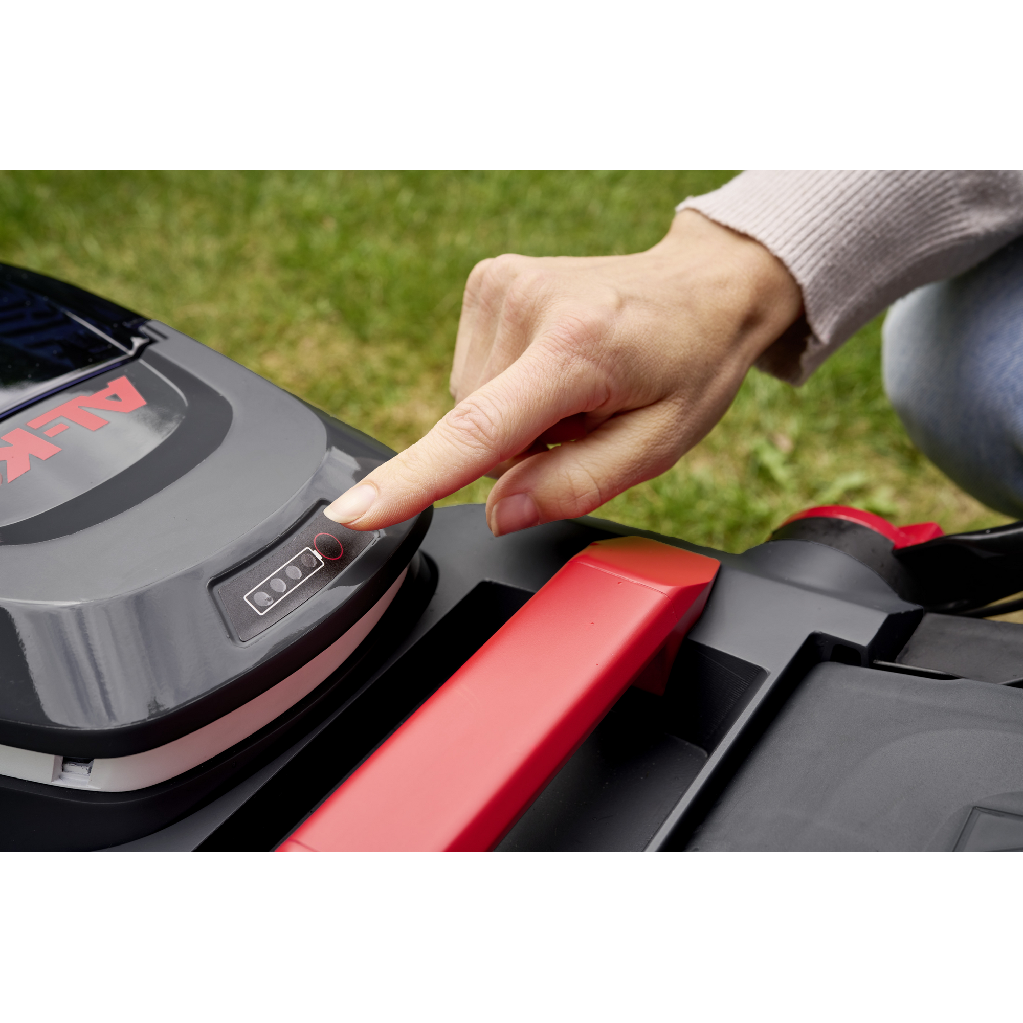 Akku-Rasenmäher '34.6 Li Comfort' 18/36 V mit 2 Akkus und Ladegerät bis 400 m²