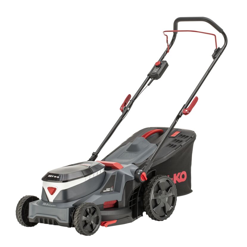 Akku-Rasenmäher '38.6 Li Comfort' 18/36 V mit 2 Akkus und Ladegerät bis 500 m²