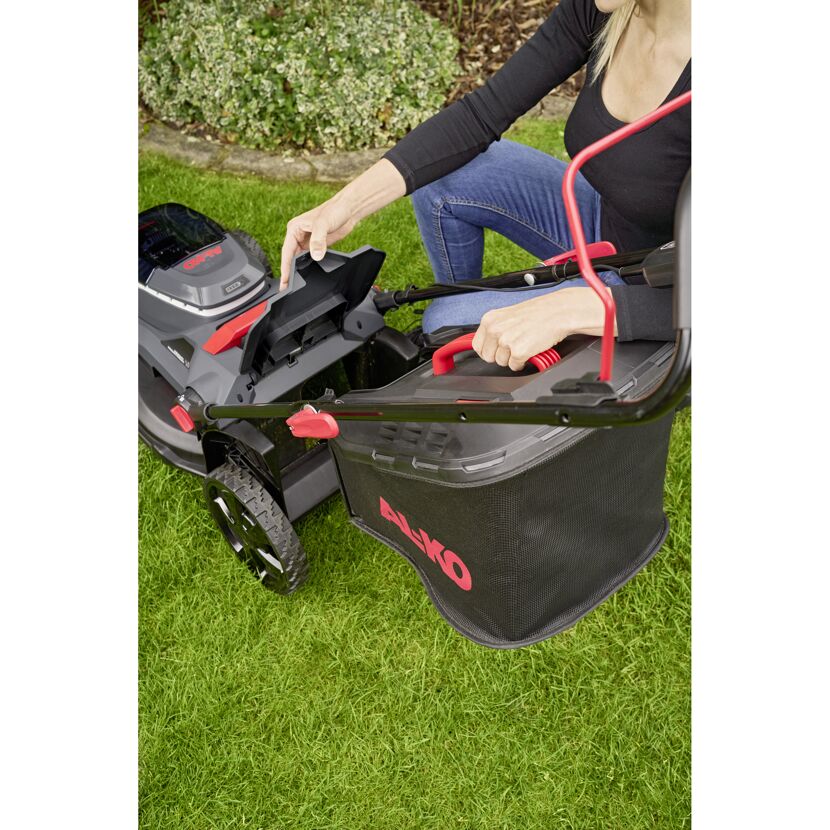 Akku-Rasenmäher '38.6 Li Comfort' 18/36 V mit 2 Akkus und Ladegerät bis 500 m²