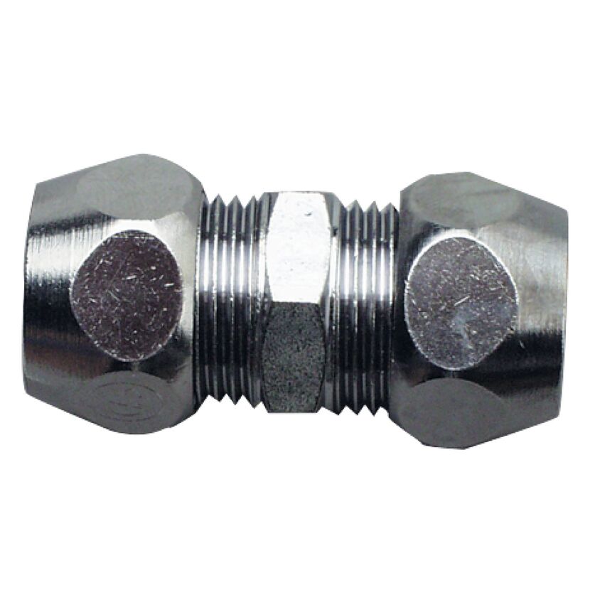 Quetschfitting Verschraubung verchromt Ø 10 mm