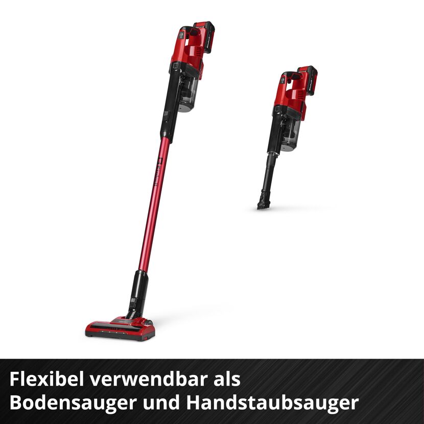 Akku-Stielstaubsauger 'TE-SV 18 Li' 18 V mit Akku und Ladegerät