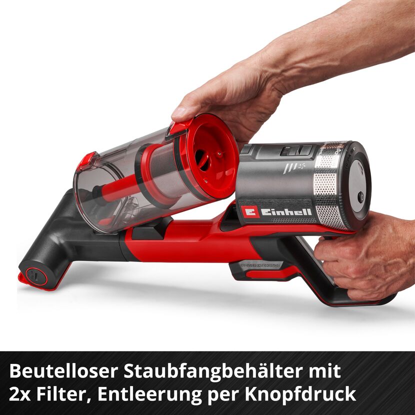 Akku-Stielstaubsauger 'TE-SV 18/270 Li BL-Solo' 18 V ohne Akku und Ladegerät
