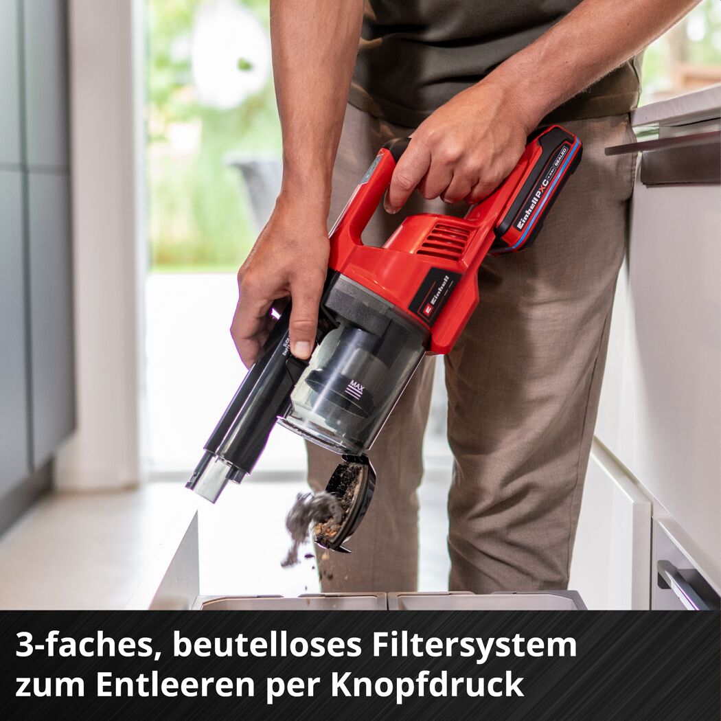 Akku-Stielstaubsauger 'TE-SV 18 Li-FLX-Solo' 18 V ohne Akku und Ladegerät