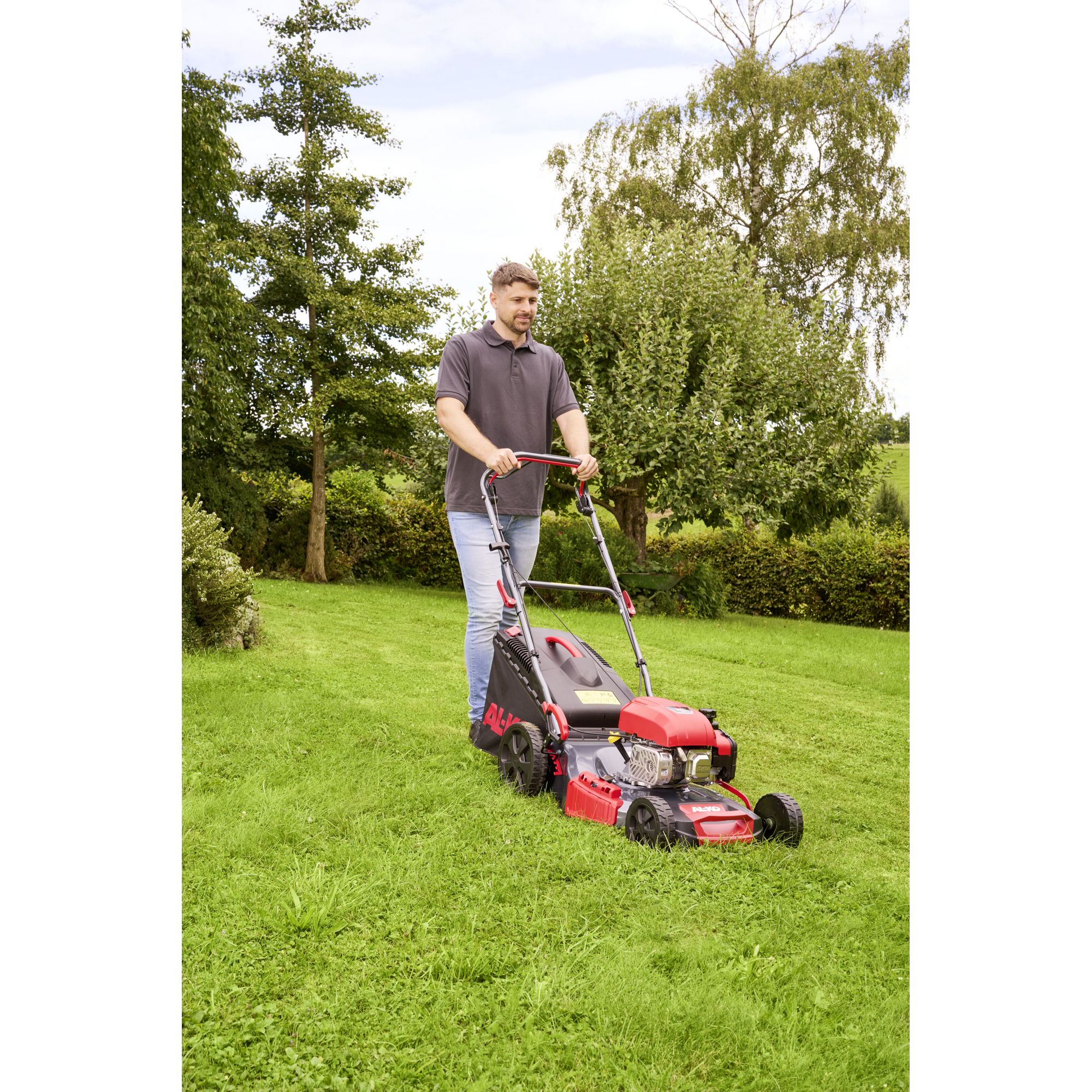 Benzin-Rasenmäher 'Easy 5.16 SP-D' 2,6 kW 4-in-1 System bis 1800 m²