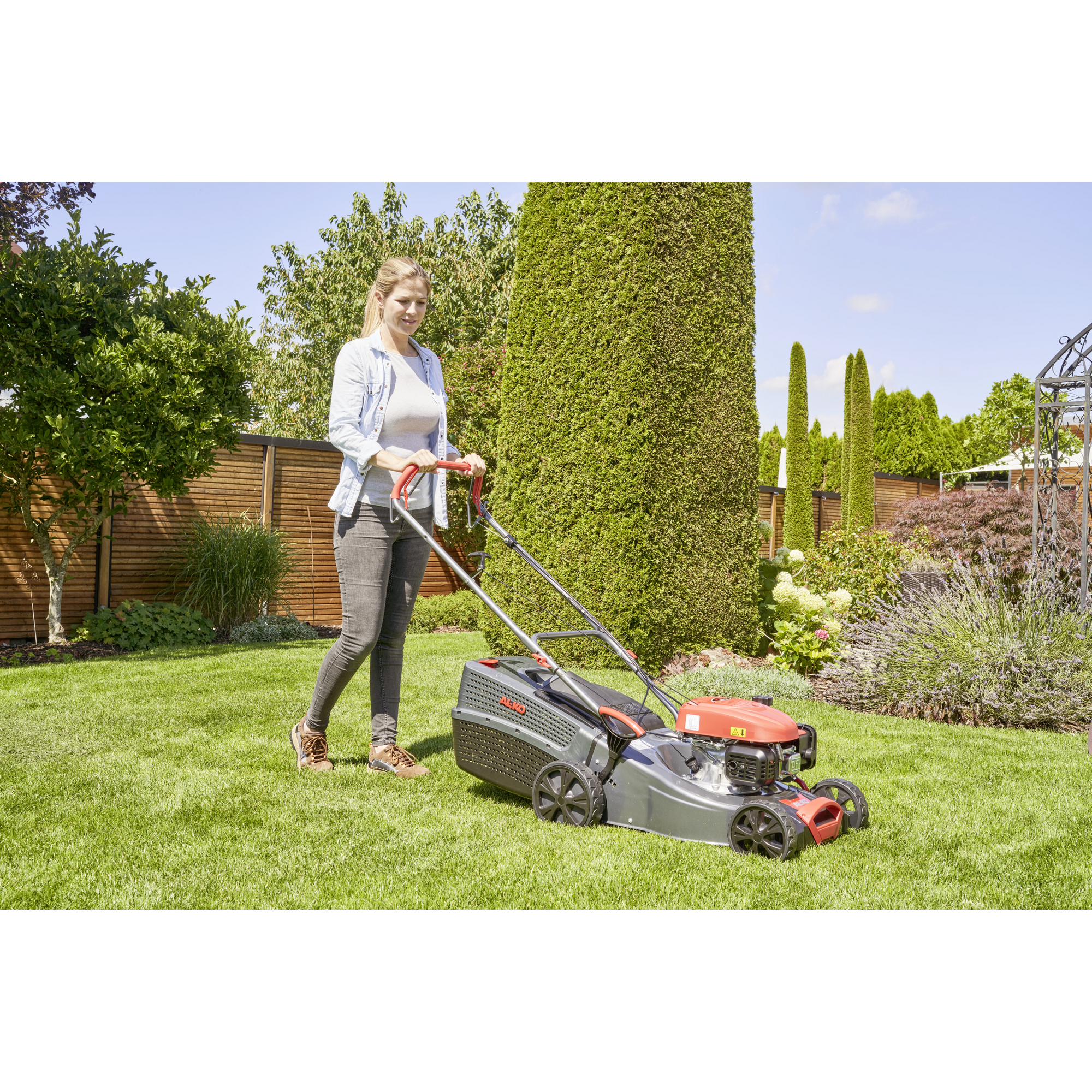 Benzin-Rasenmäher 'Comfort 42.1 SP-A' 1,9 kW 3-in-1 System bis 1000 m²