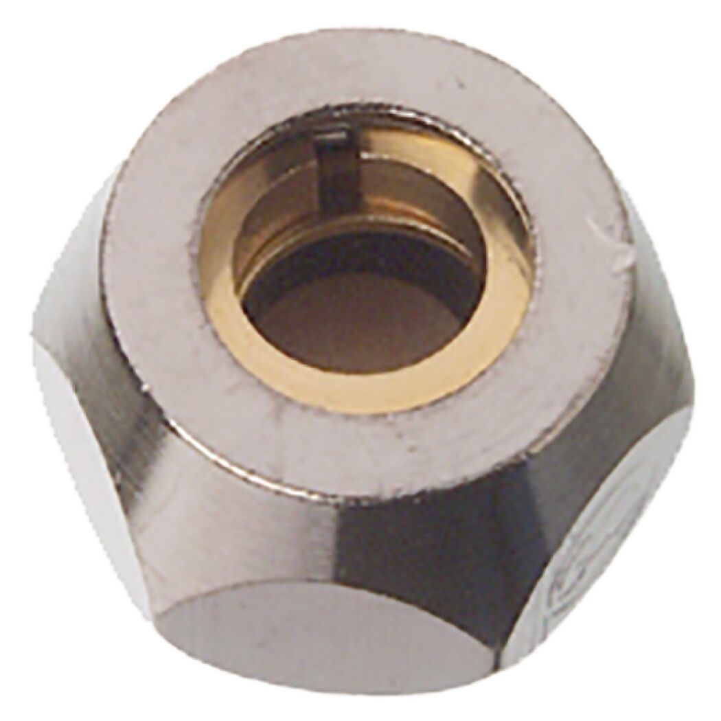 Quetschfitting Überwurfmutter verchromt 3/8" x 10 mm