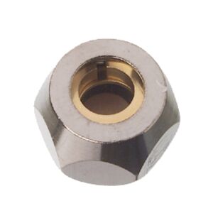 Quetschfitting Überwurfmutter verchromt 3/8" x 10 mm 2 Stück