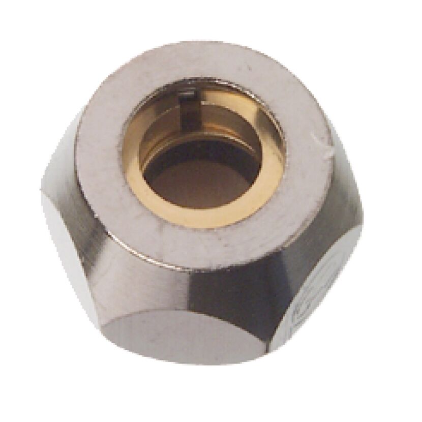 Quetschfitting verchromt 1/2" x 10 mm