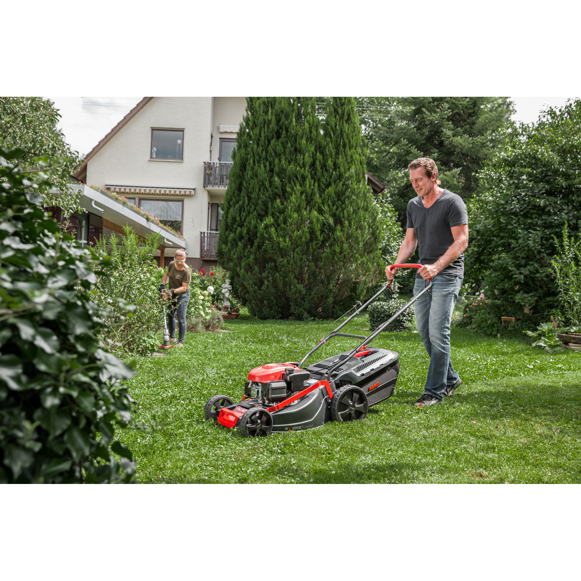 Benzin-Rasenmäher 'Comfort 51.0 SP-A' 2,1 kW 4-in-1 System bis 1800 m²