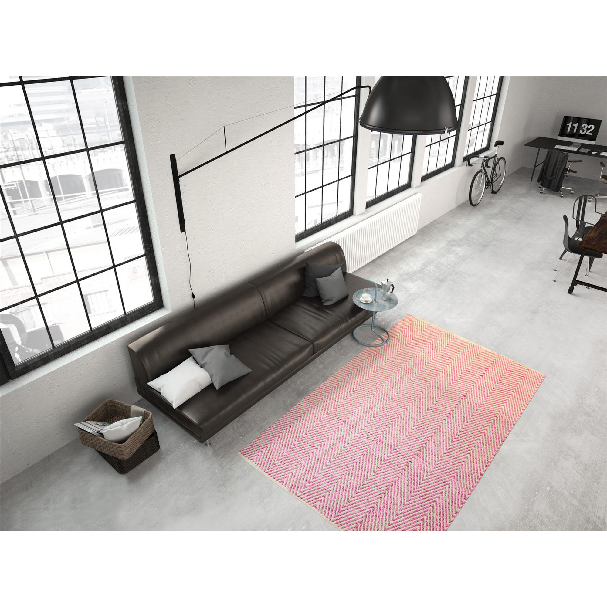 Teppich 'Aperitif 510' pink 160 x 230 cm